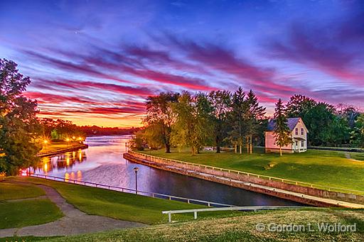 Rideau Canal Sunrise_P1190643-5.jpg - Photographed along the Rideau Canal Waterway at Smiths Falls, Ontario, Canada.